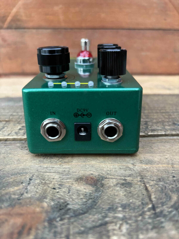 Back Green Terror Overdrive Multi Effect Pedal