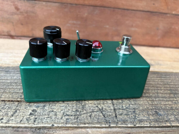 left side of Green Terror Overdrive Multi Effect Pedal