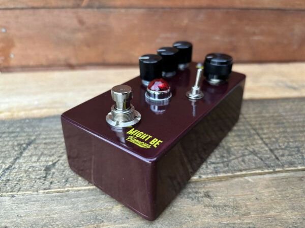 Side View of the OBDM Multi Effect Pedal - Overdrive, Boost, Distortion, Modulation